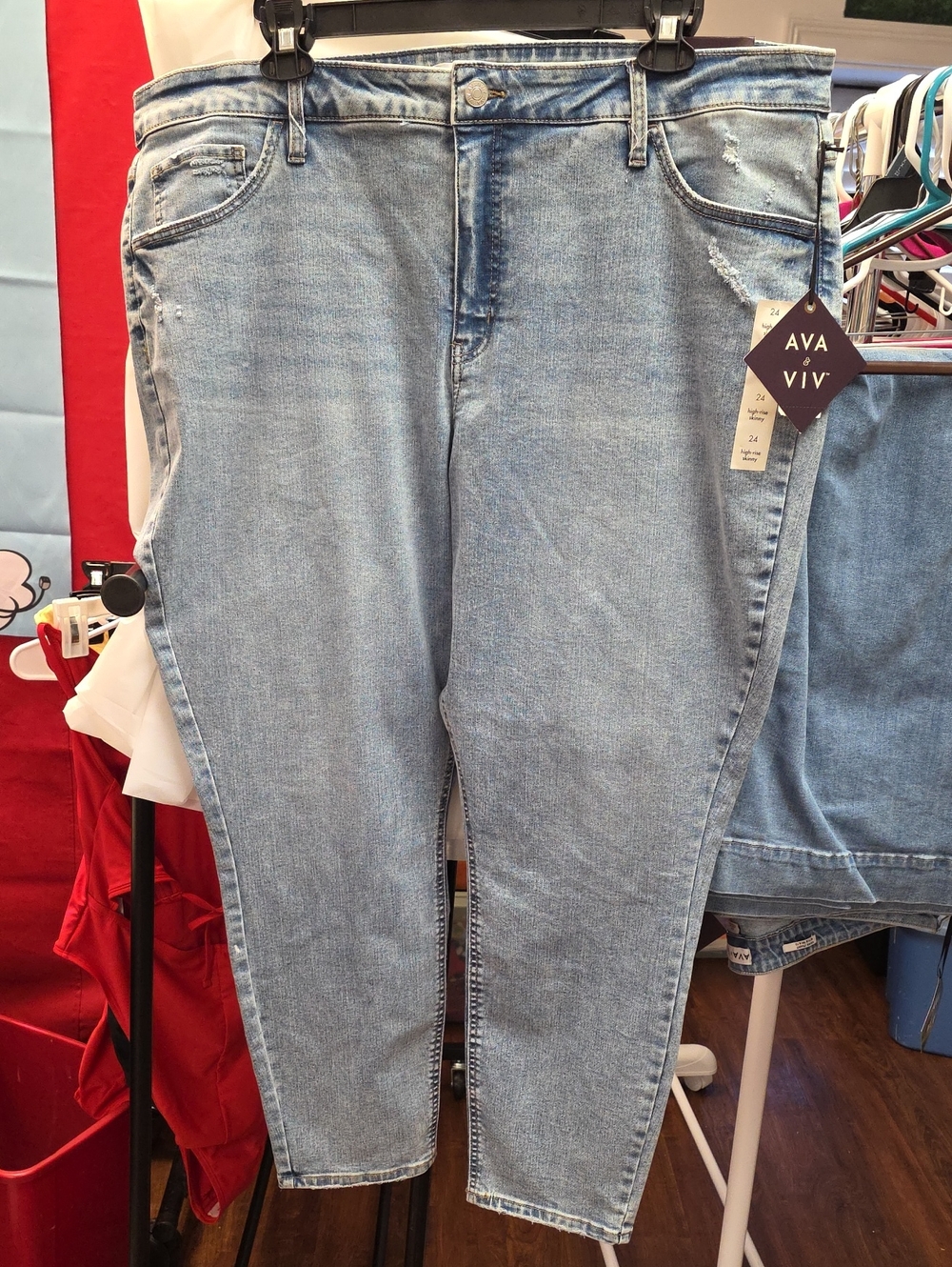 Ava & Viv Light Blue Tapered Jeans